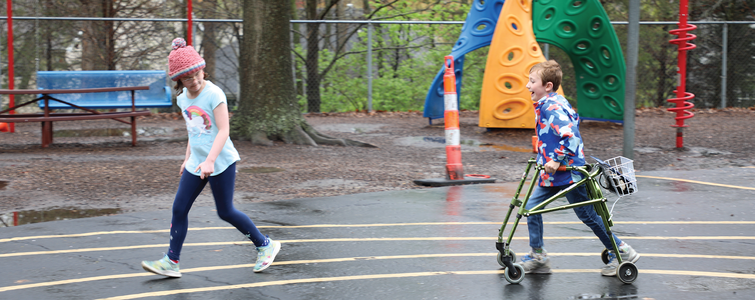 Children participating in YMCA child care programming