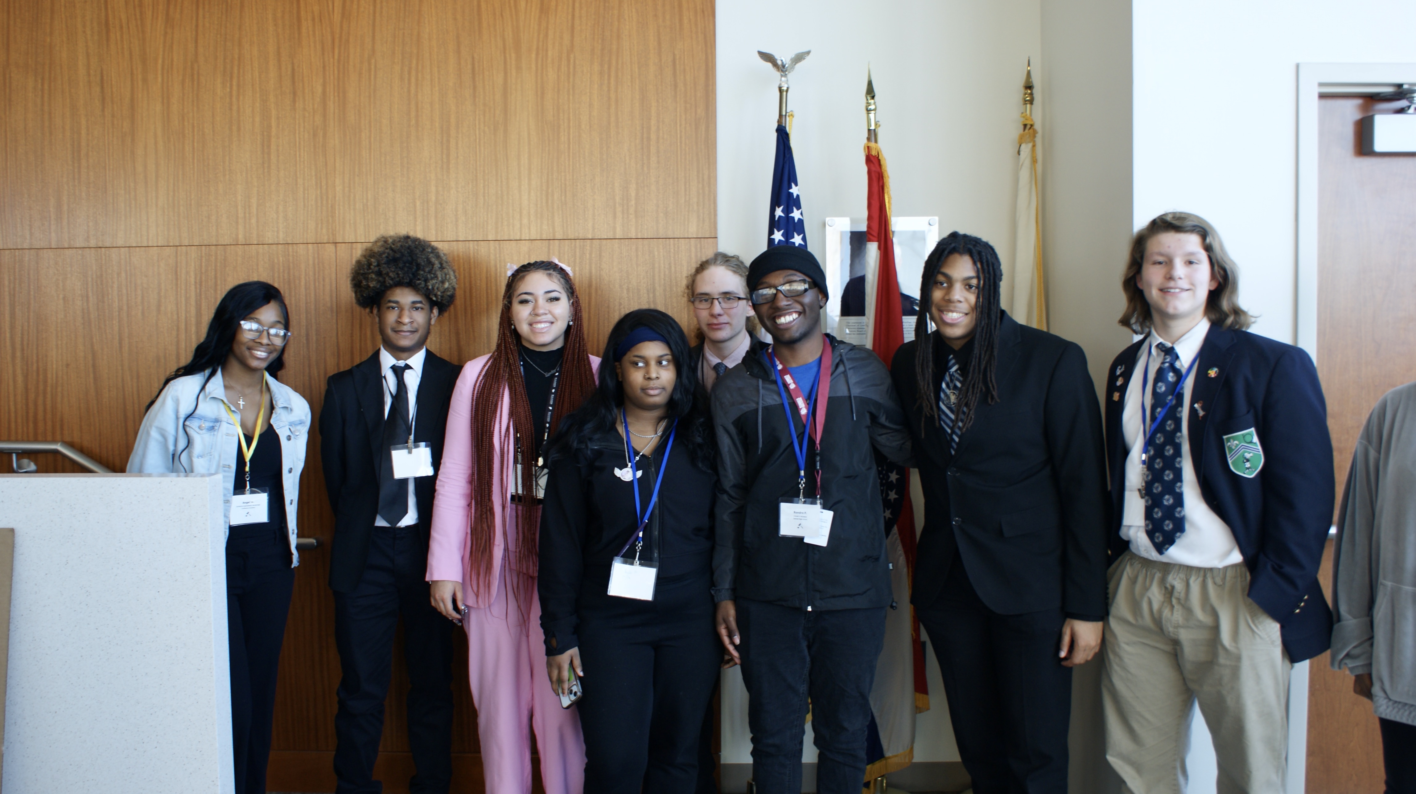 Young people participating in YMCA Youth and Government