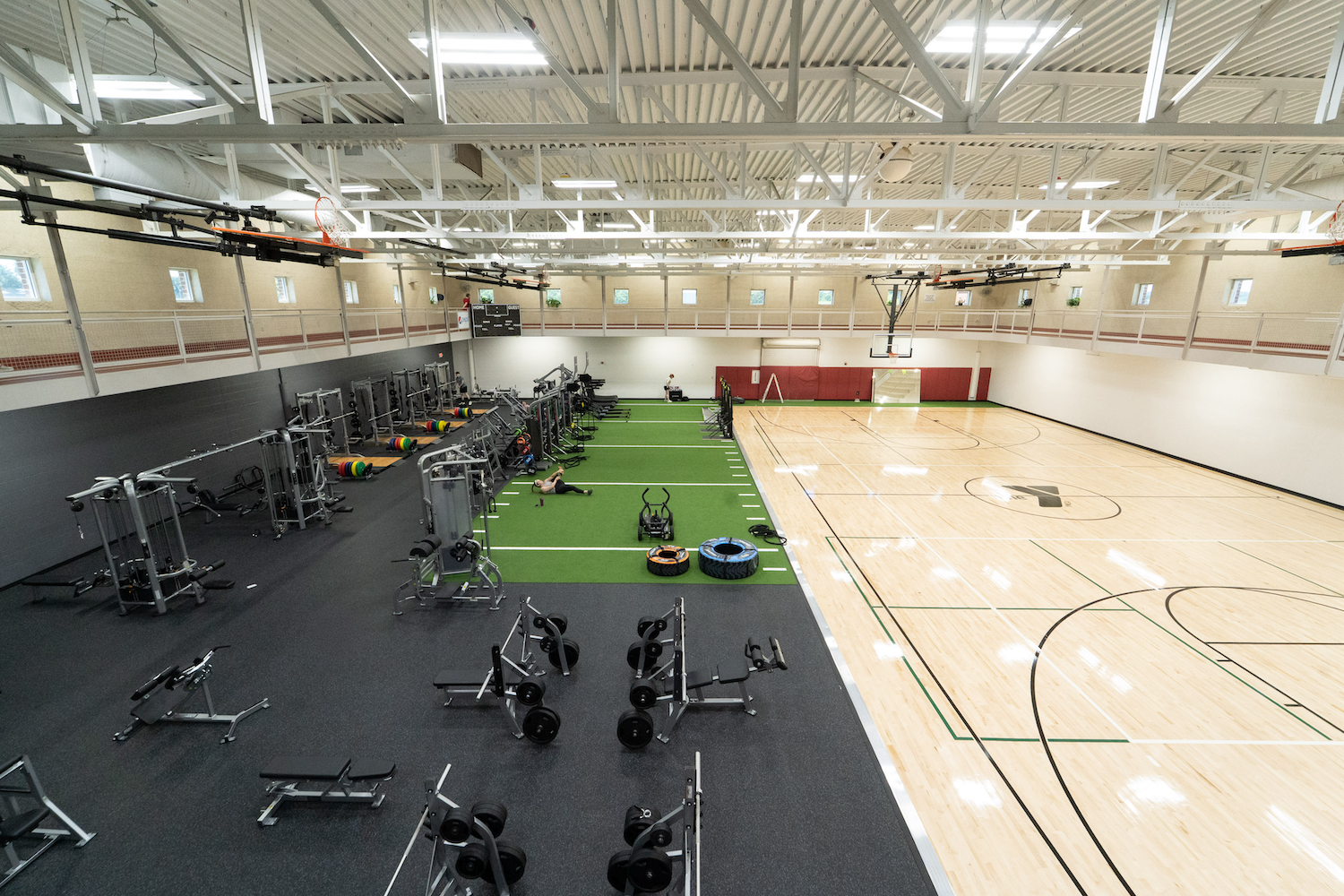 Renovated fitness center at the Ste. Genevieve County YMCA