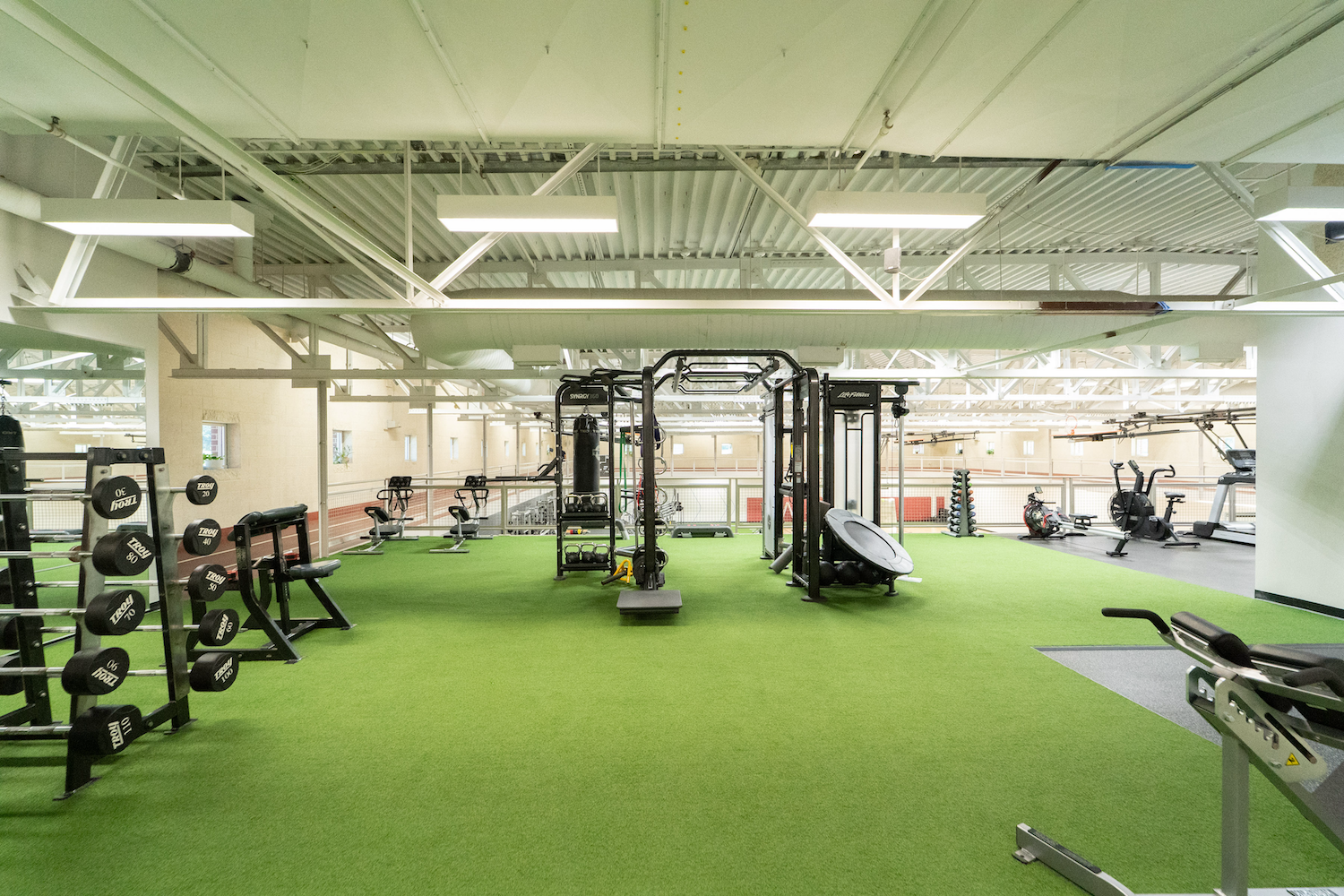 Renovated upstairs turf area at the Ste. Genevieve County YMCA