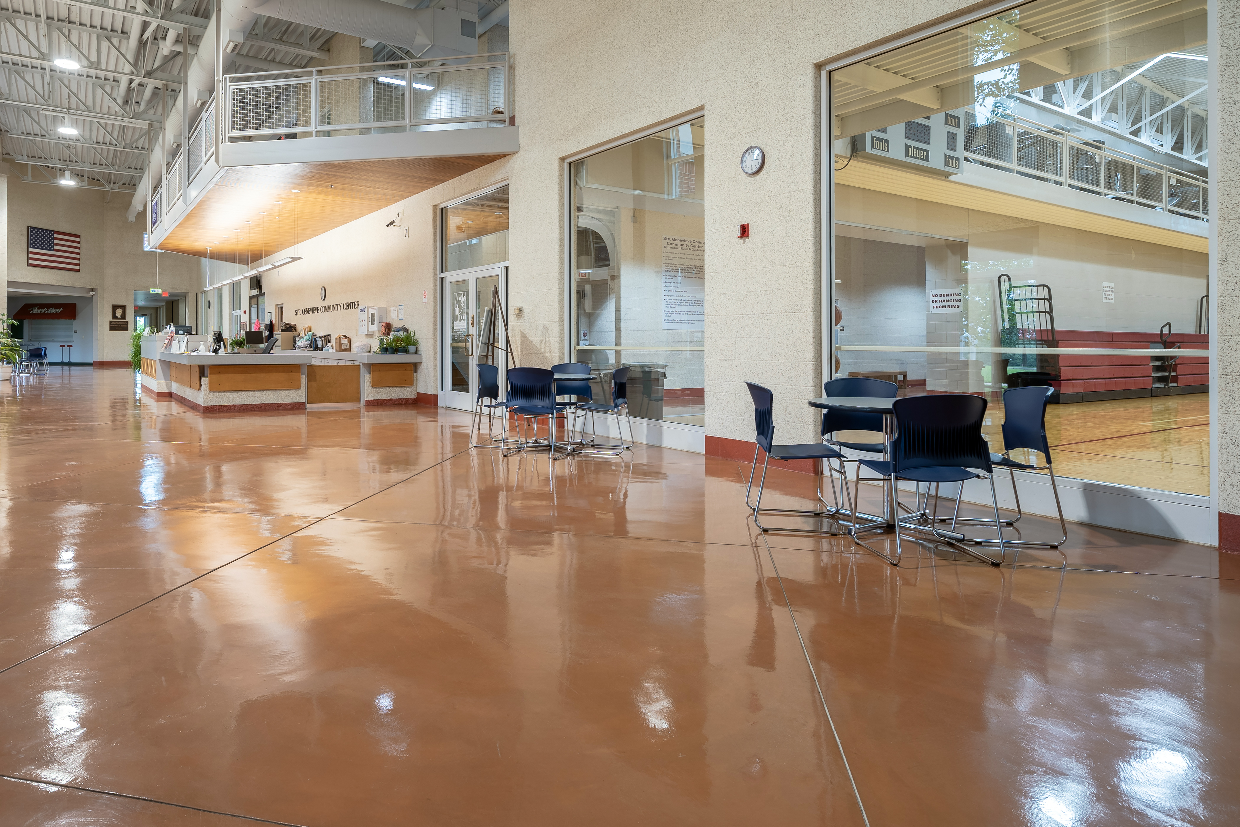 ste. genevieve ymca lobby