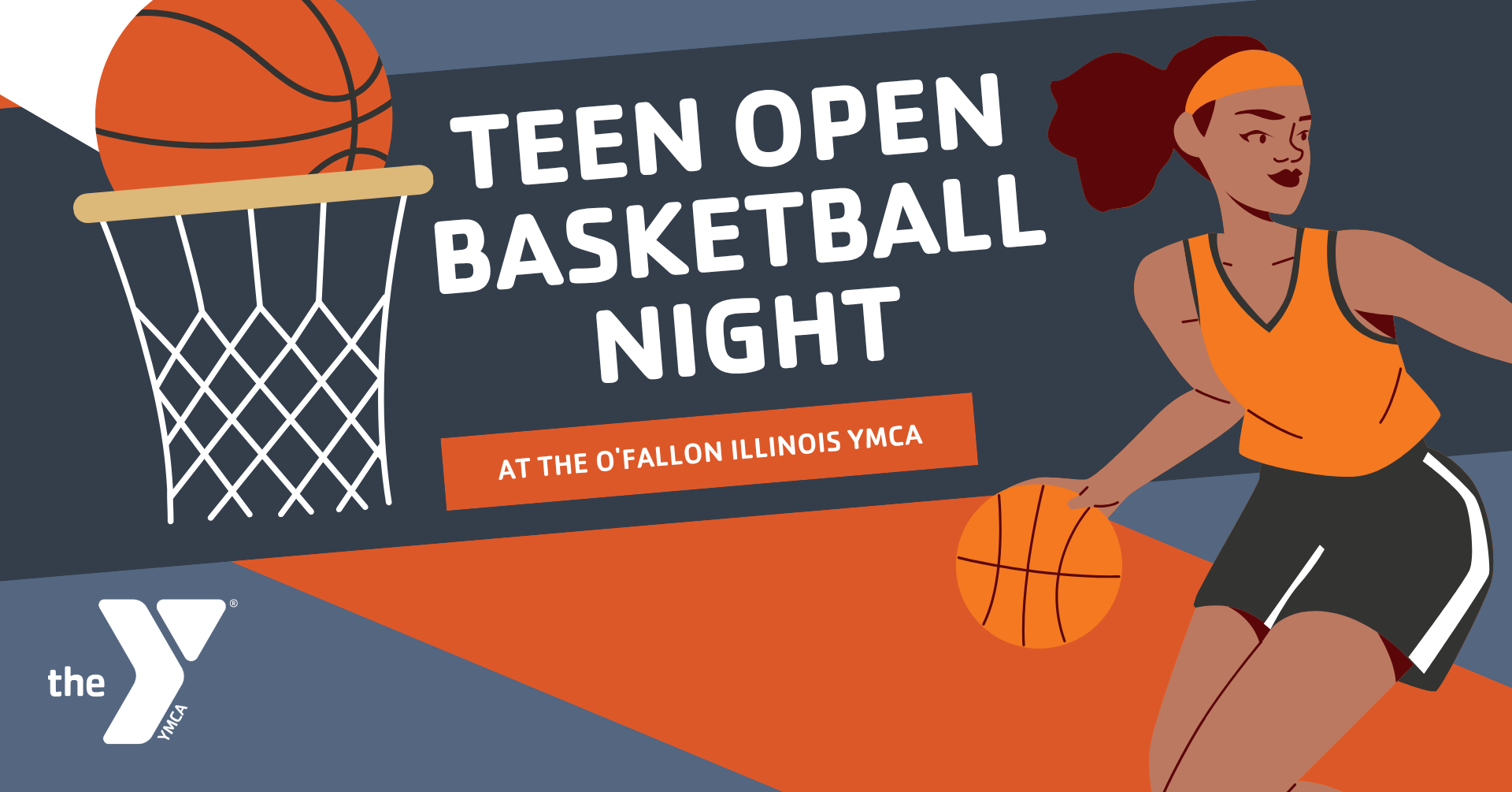 o'fallon illinois ymca teen open basketball night event image