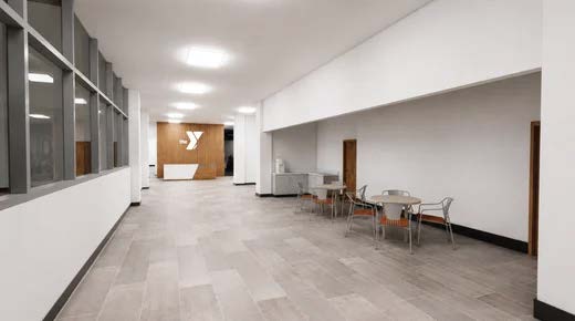 Mid-County YMCA renovation rendering