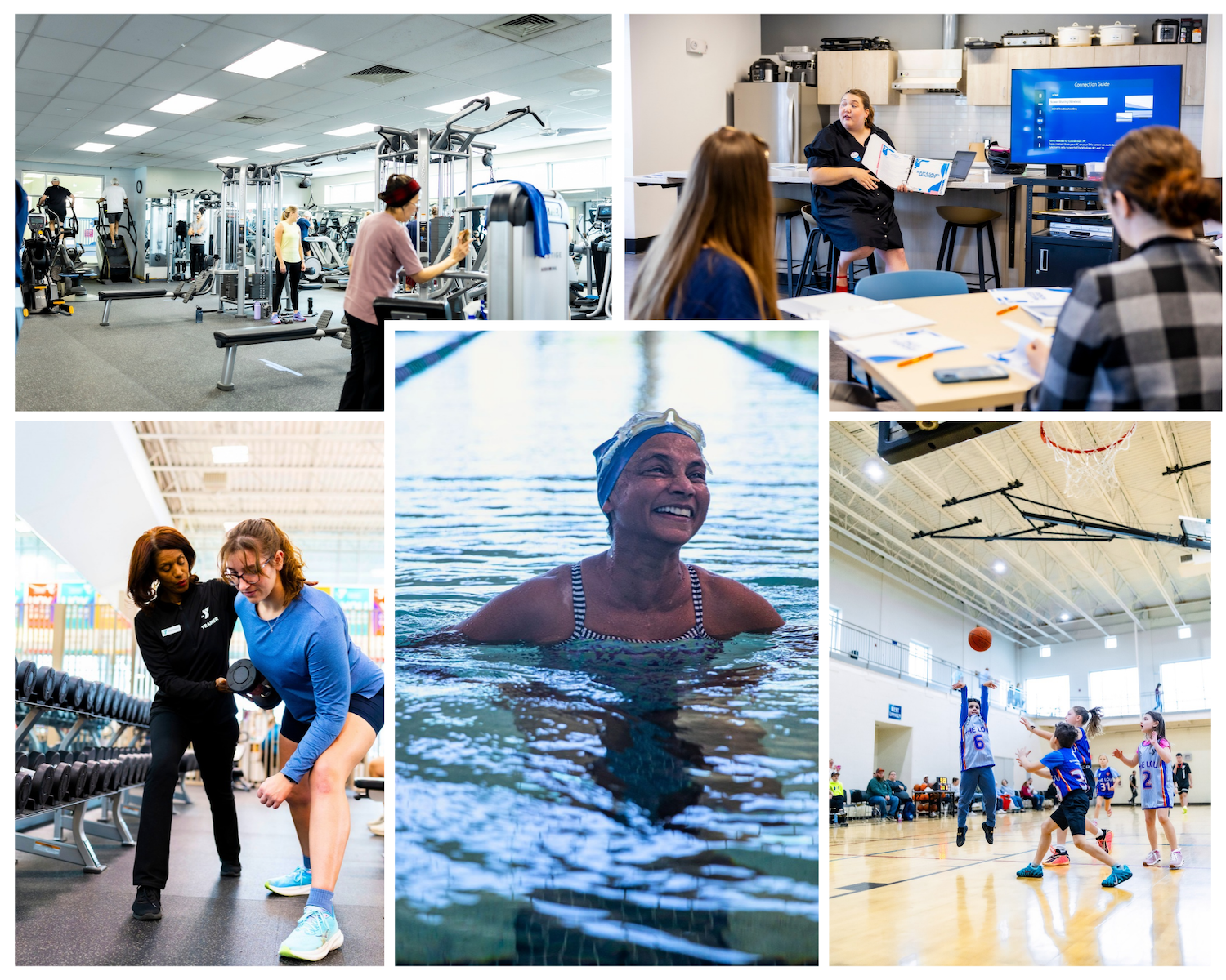 YMCA fitness, wellness, aquatics, youth sports and community programs