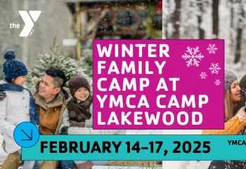 Winter Family Camp at YMCA Camp Lakewood graphic