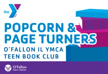 february teen book club popcorn & page-turners event graphic