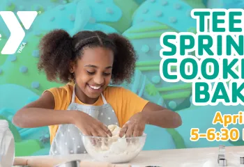 bayer ymca teen valentine cookie bake