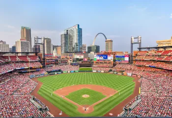busch stadium - ymca night with the cardinals