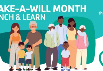 make a will month lunch & learn at the ymca graphic