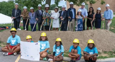 The Gateway Region YMCA and Afinia Healthcare break ground on a new site in Ferguson, Missouri adjacent to the Emerson YMCA
