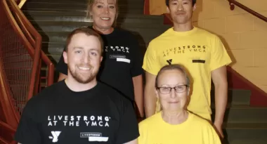 LIVESTRONG participants with their trainers