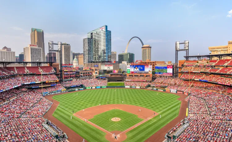 busch stadium - ymca night with the cardinals
