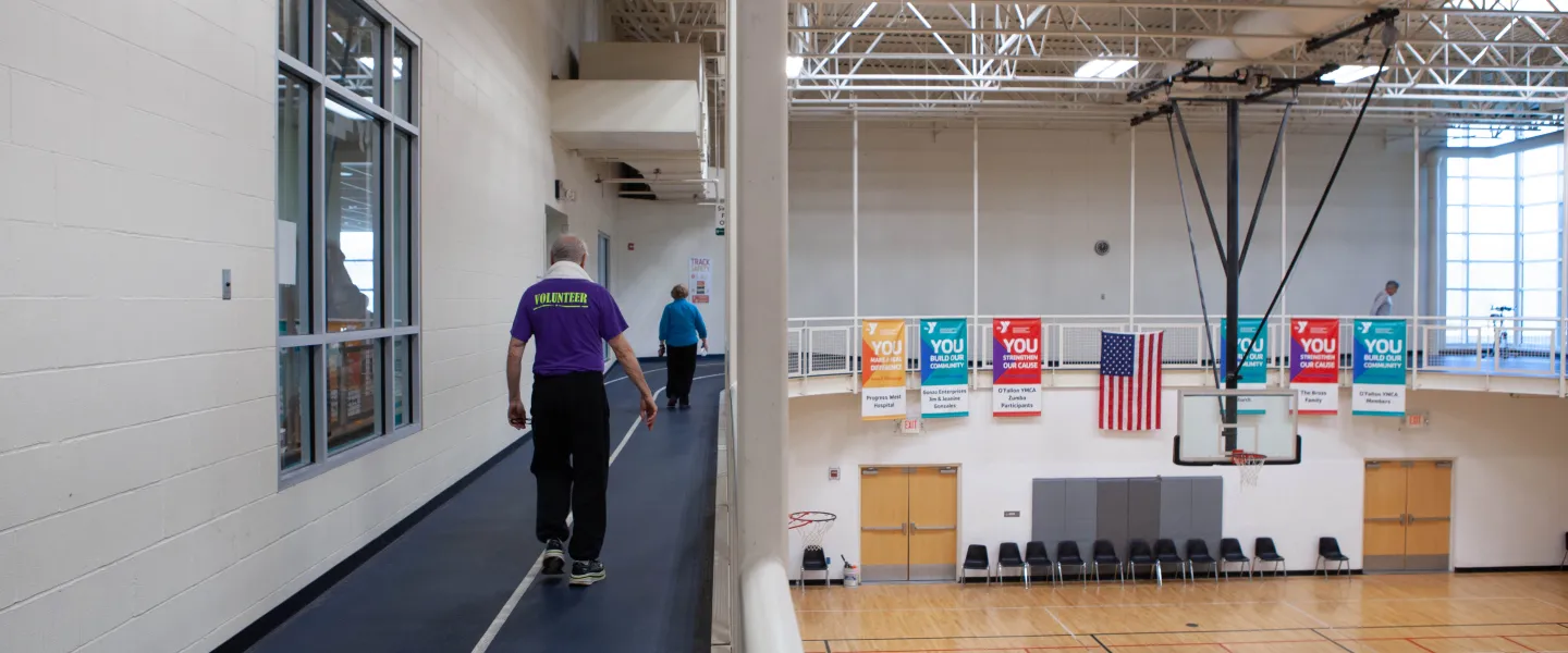 O'Fallon Missouri YMCA Gym Indoor Track