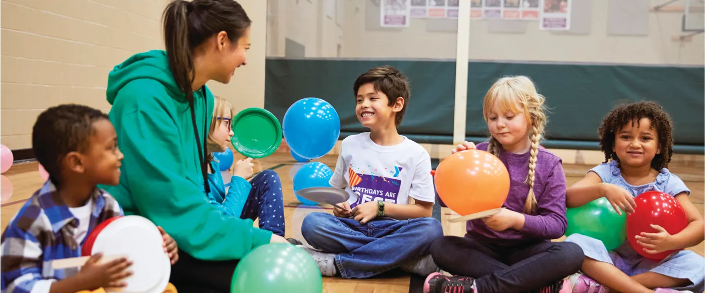 Kids have fun at the YMCA Schools Out Program for when school is not in session.