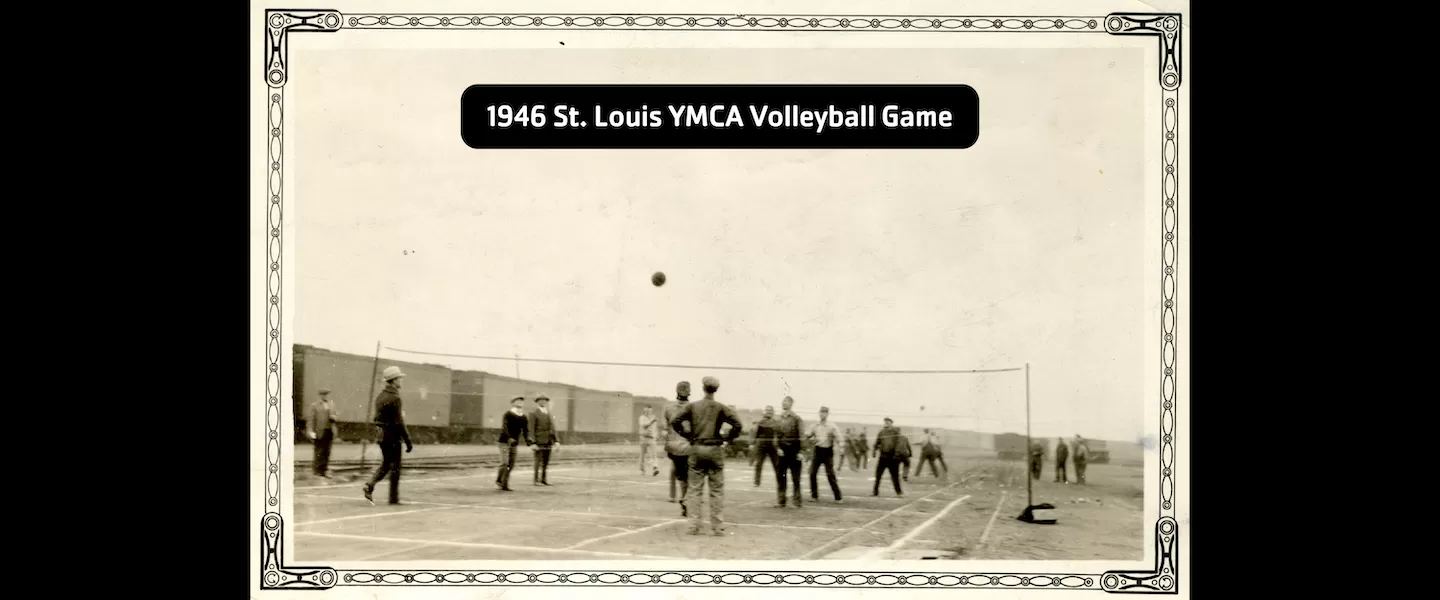1946 Gateway Region YMCA, St. Louis YMCA Volleyball Game