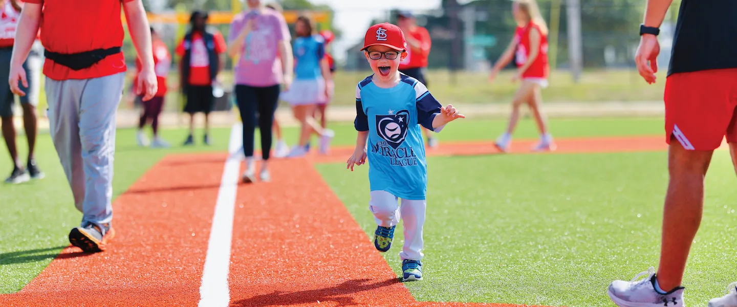 ymca adaptive baseball participant