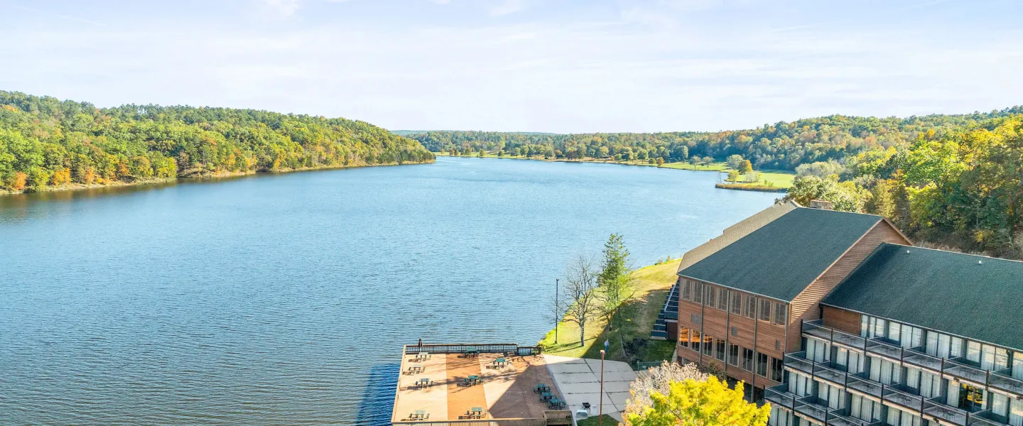 YMCA Trout Lodge located on a private lake, Sunnen Lake, in Potosi, Missouri.