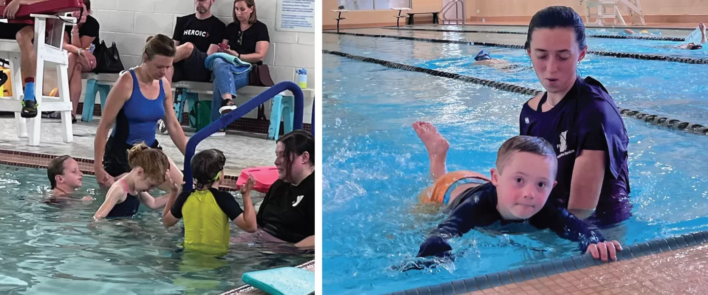 adaptive swim lessons at the gateway region ymca
