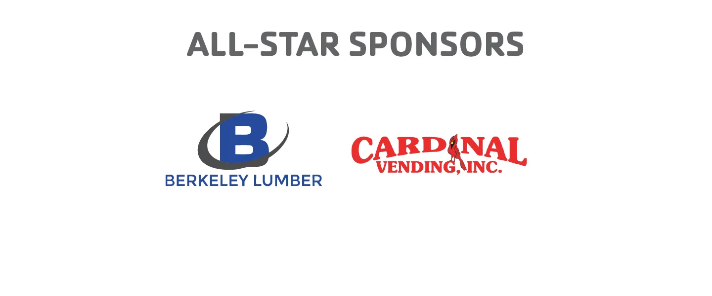 YMCA All-Star Game All-Star Sponsors: Berkeley Lumber, Cardinal Vending