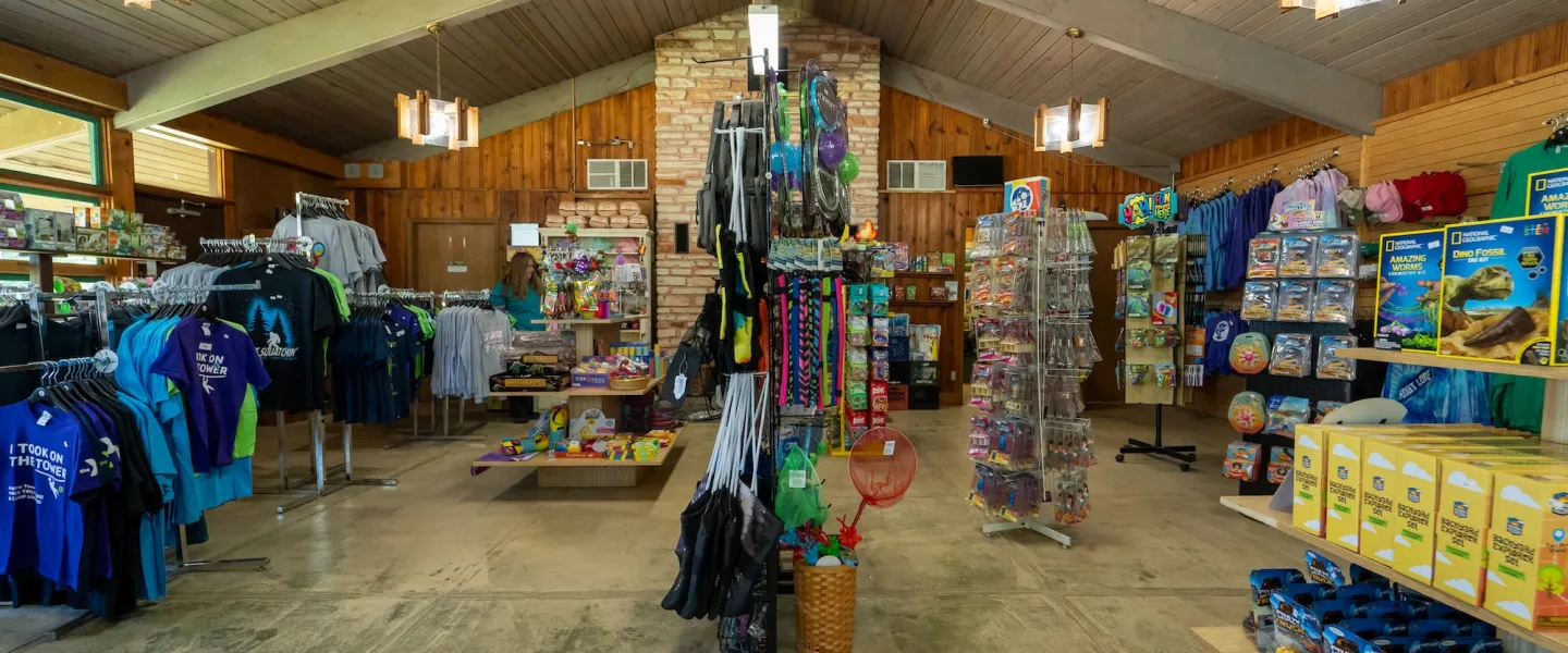 ymca trout lodge country store inside
