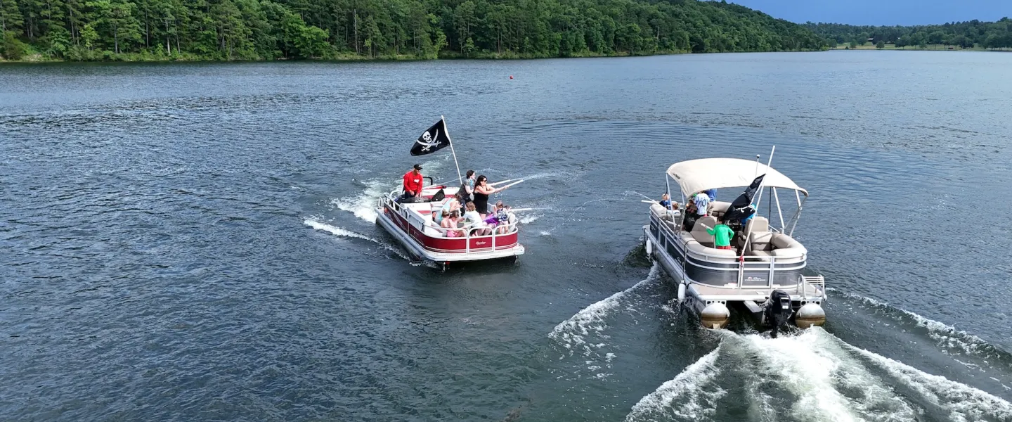 ymca trout lodge pirate pontoon