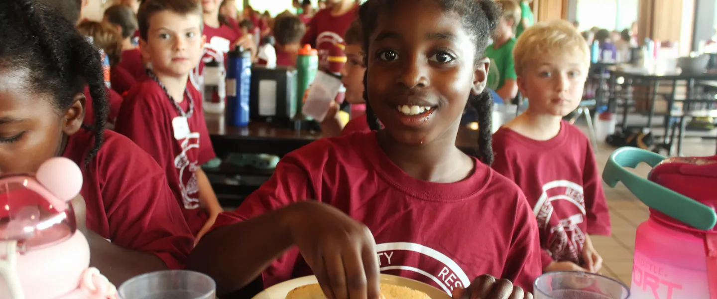 YMCA Camp Lakewood Dining and Food Camper Spaghetti