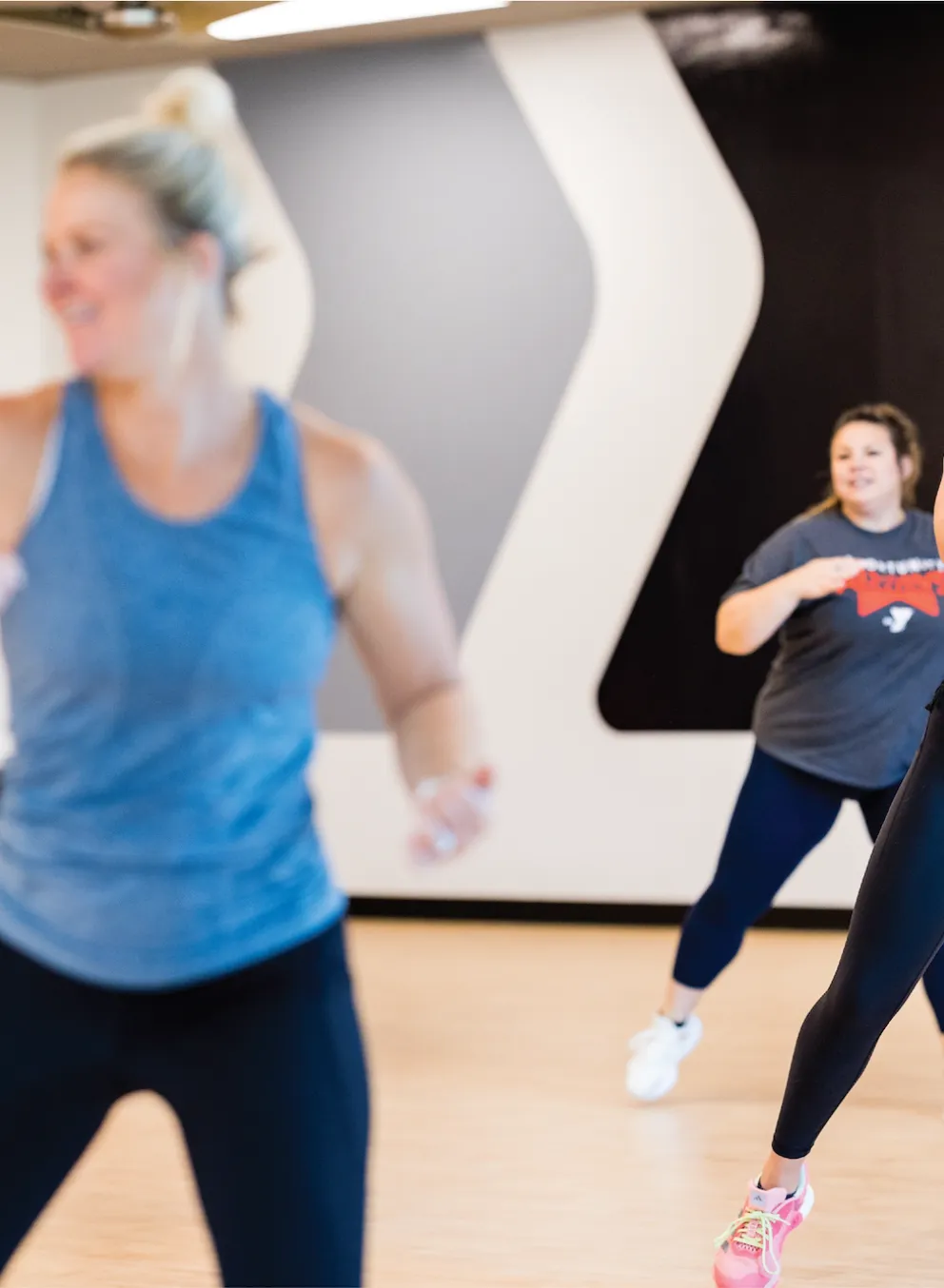 YMCA Members in a Zumba Group Exercise Class