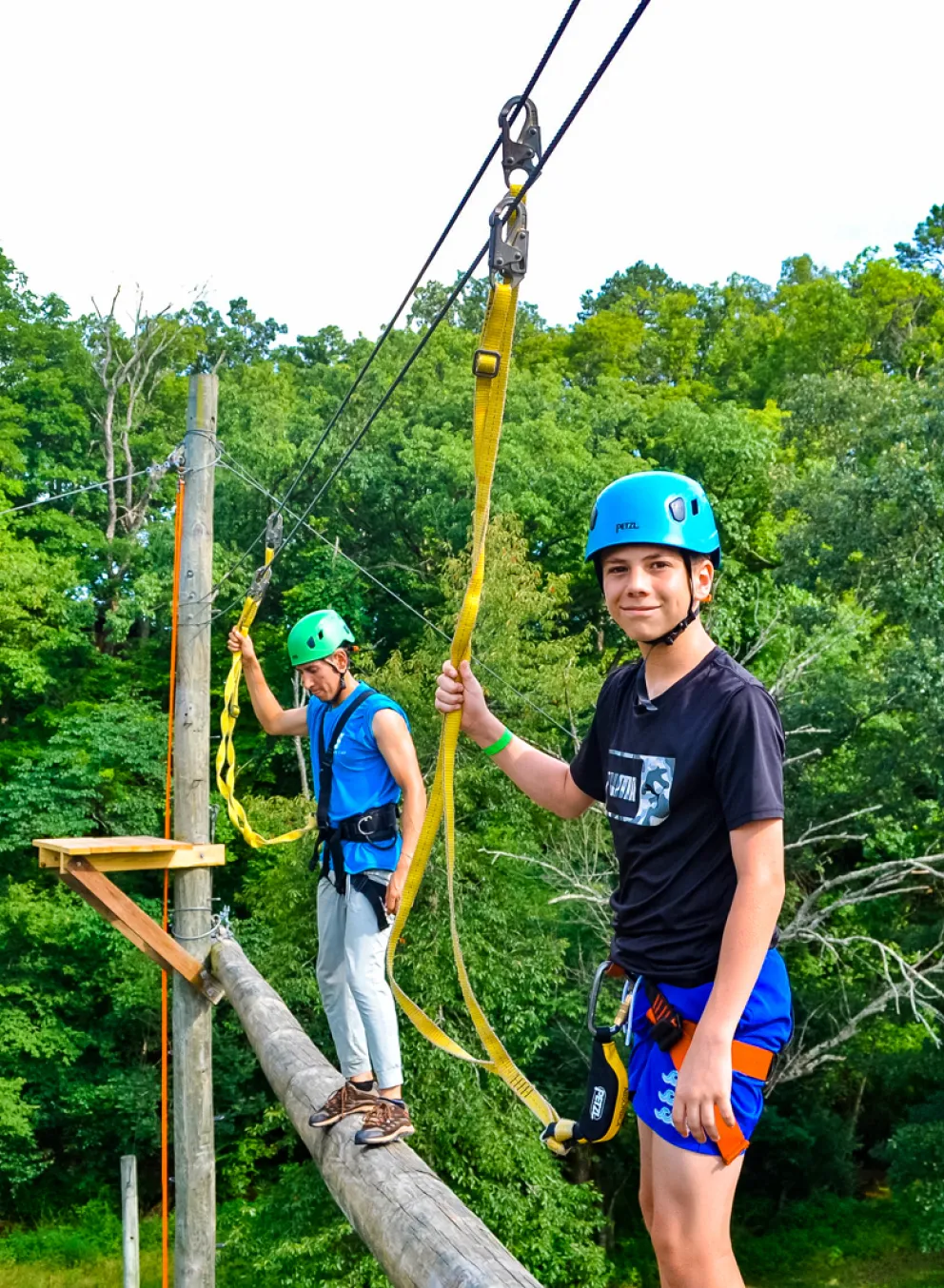 YMCA Camp Lakewood Safety Climbing Helmet and Equipment