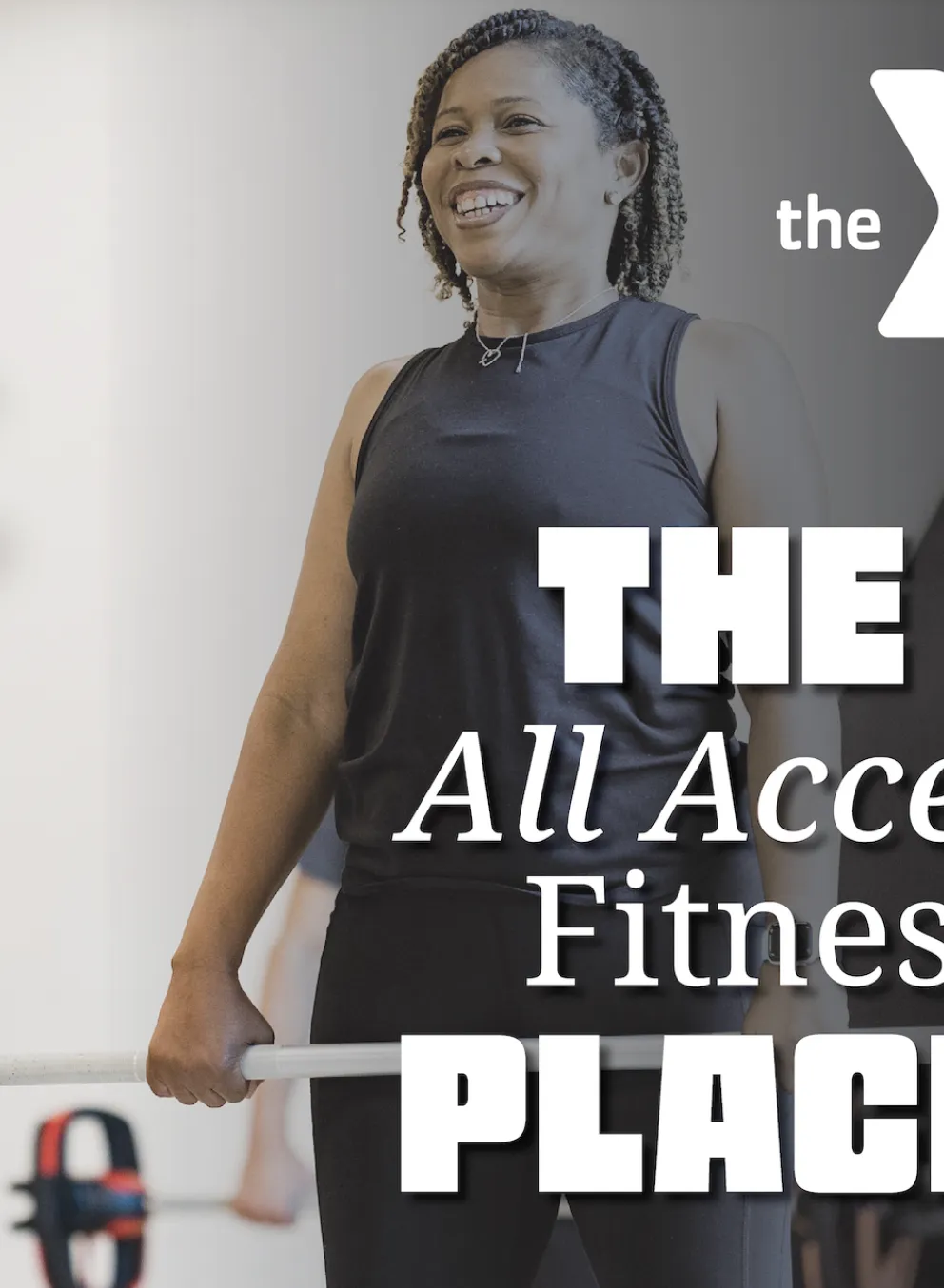 YMCA all access fitness place graphic