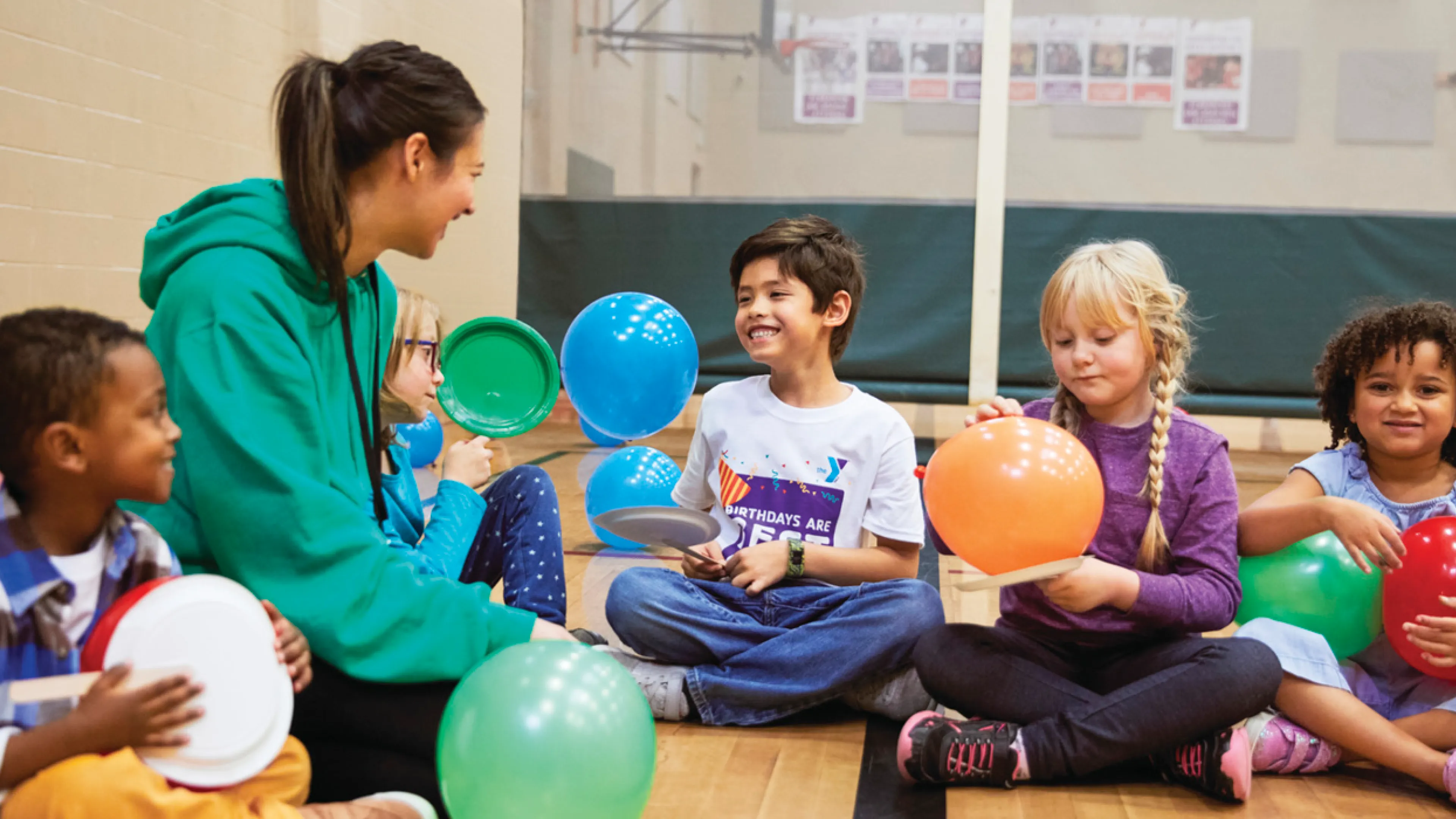 Kids have fun at the YMCA Schools Out Program for when school is not in session.