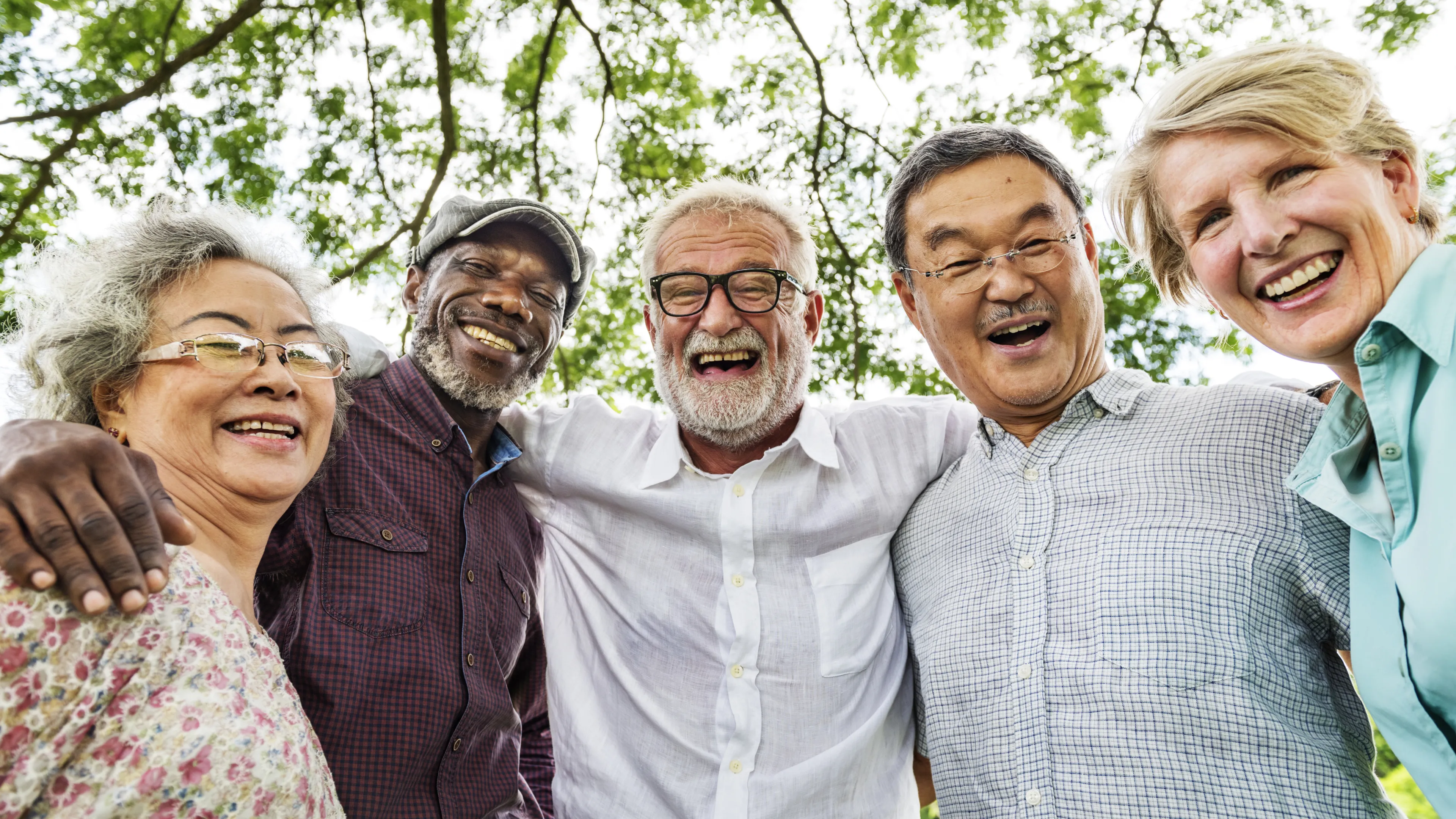 group of older adults