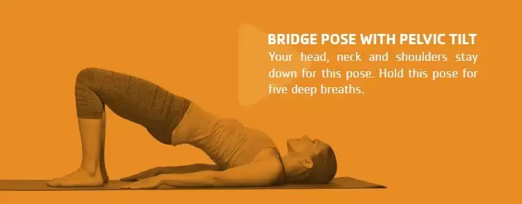 yoga for sleep bridge pose