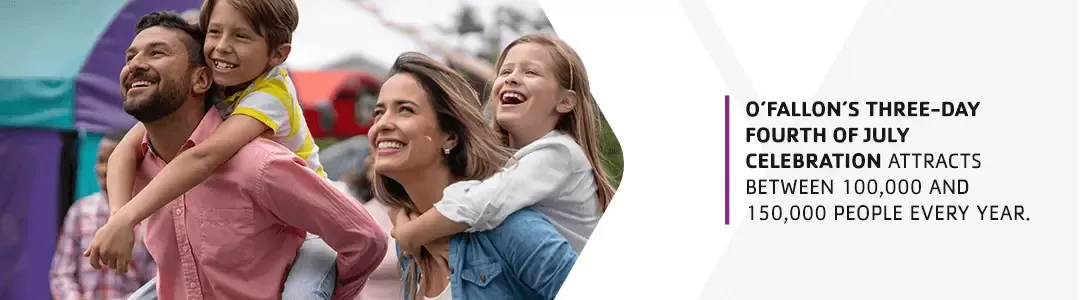 three-day fourth of july celebration in o'fallon, mo