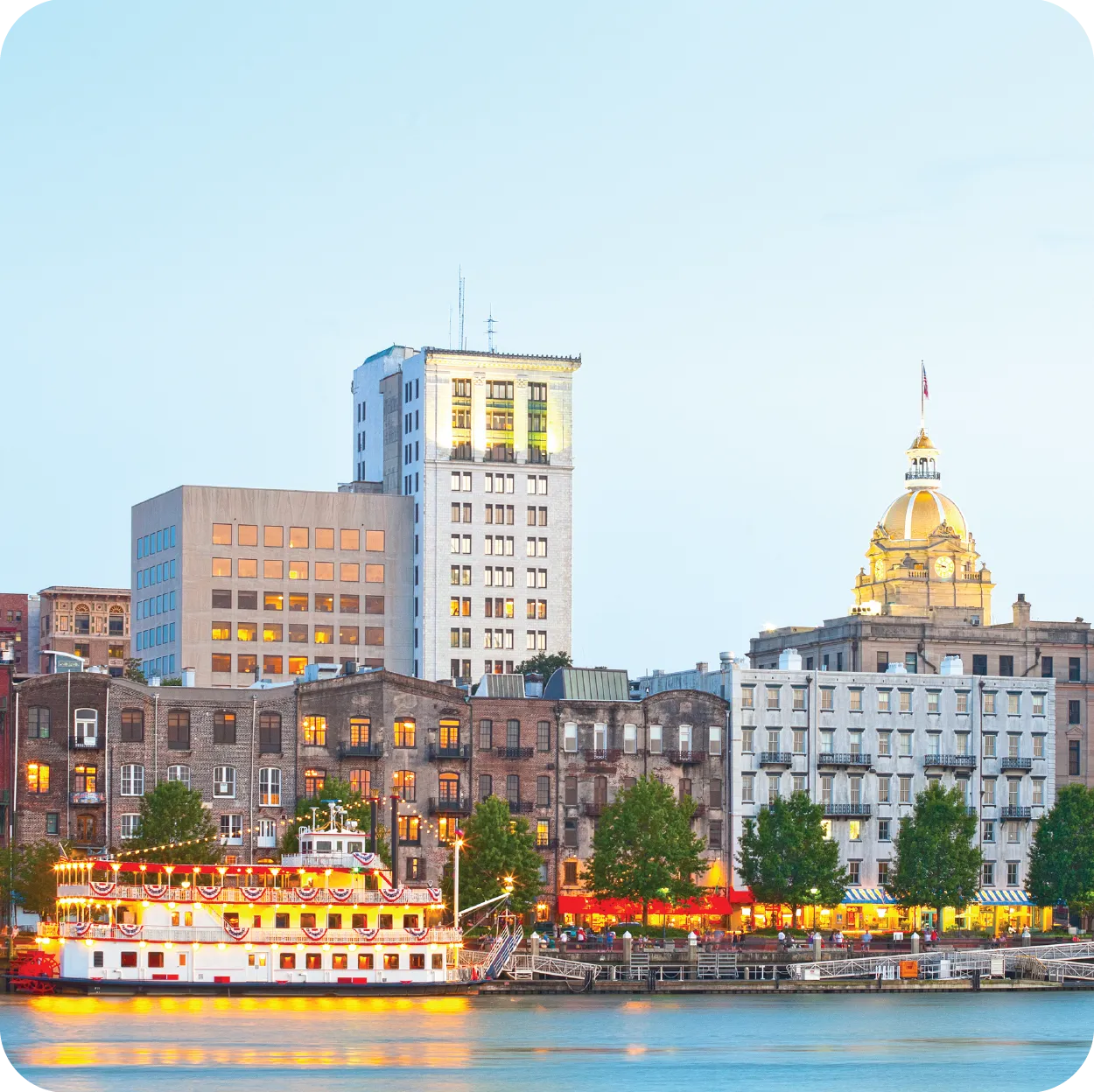 savannah georgia skyline