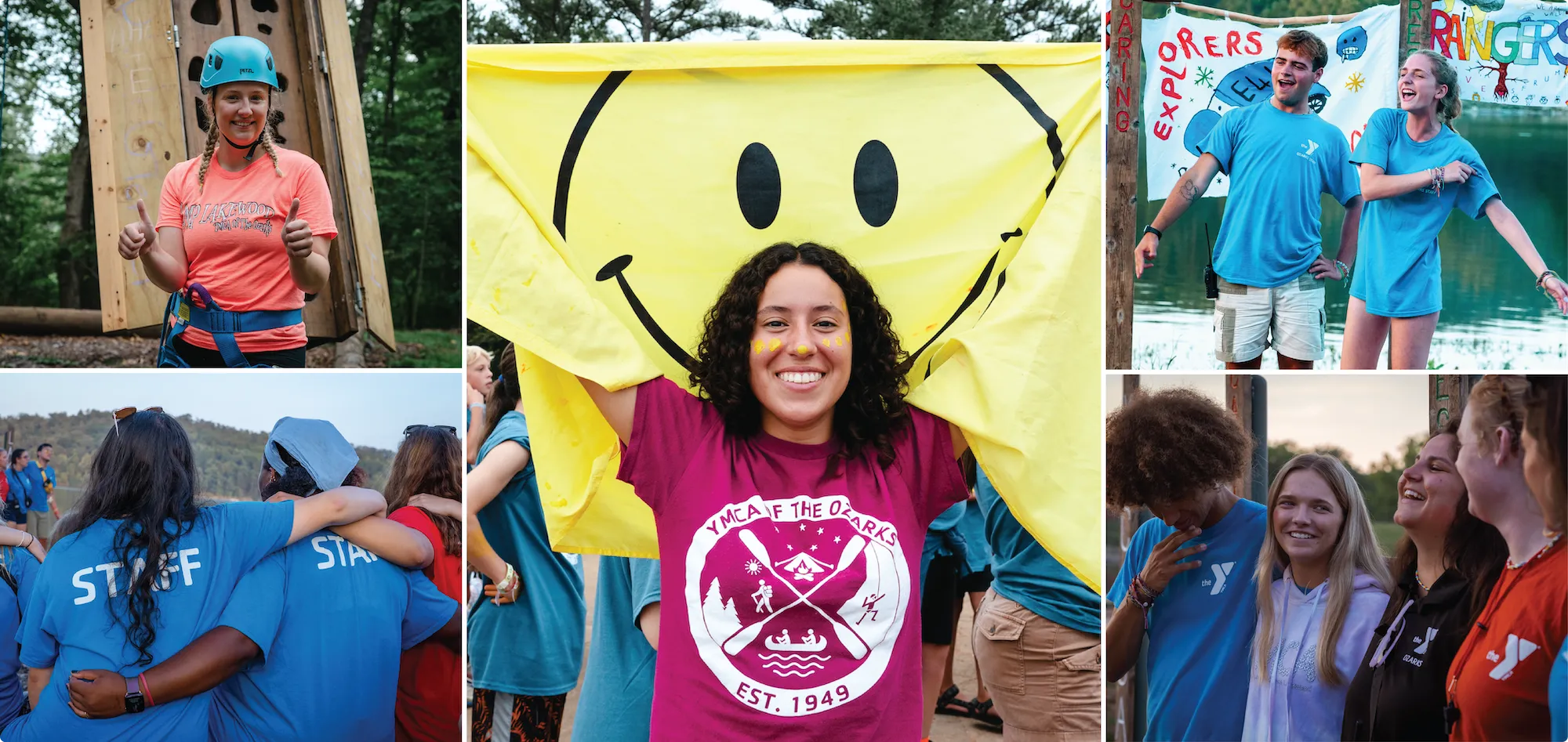 ymca camp lakewood counselors and staff collage
