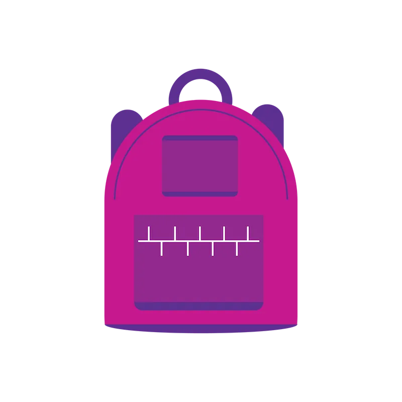 Backpack Illustration Icon