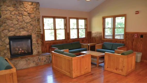 ymca camp lakewood main camp living room