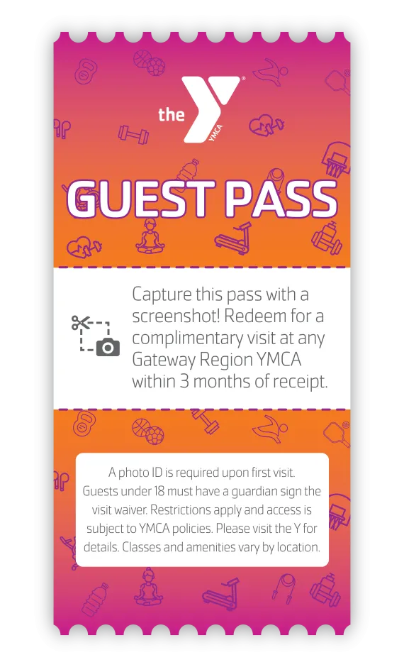YMCA Guest Pass Coupon Image for Screenshot