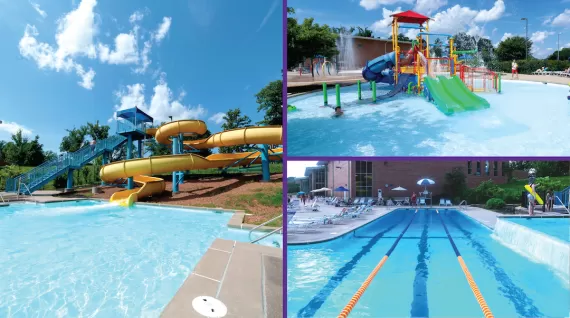 Carondelet Park Rec Complex Outdoor Aquatic Center in St. Louis, MO Images