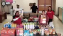 Thumbnail: y staff at food drive