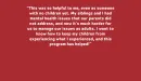 Thumbnail: Parent Testimonial: "This was so helpful to me, even as someone with no children yet. My siblings and I had mental health issues that our parents did not address, and now it’s much harder for us to manage our issues as adults. I want to know how to keep my children from experiencing what I experienced, and this program has helped!"