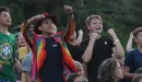 Thumbnail: boys cheering at campfire