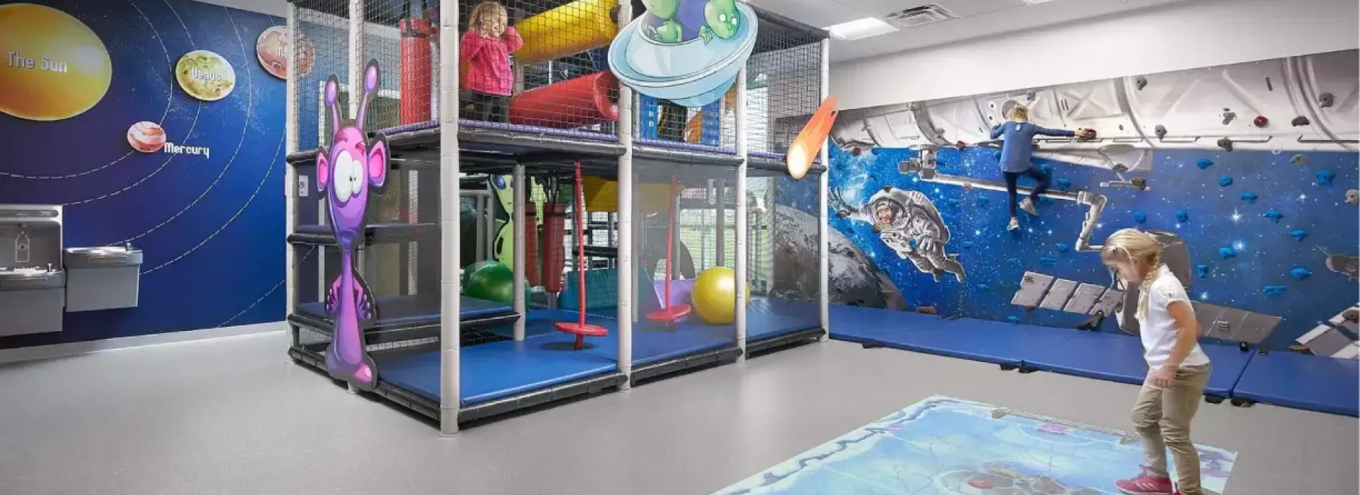 new and improved kids play space