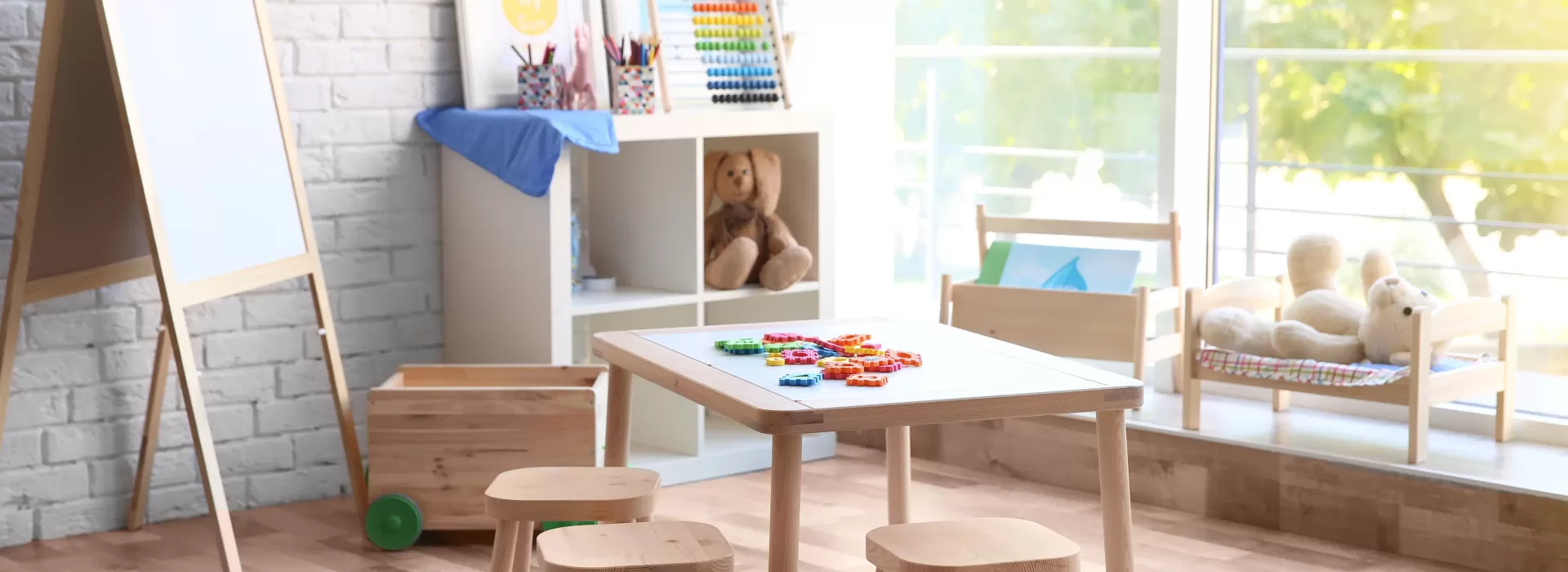 bright friendly youth space