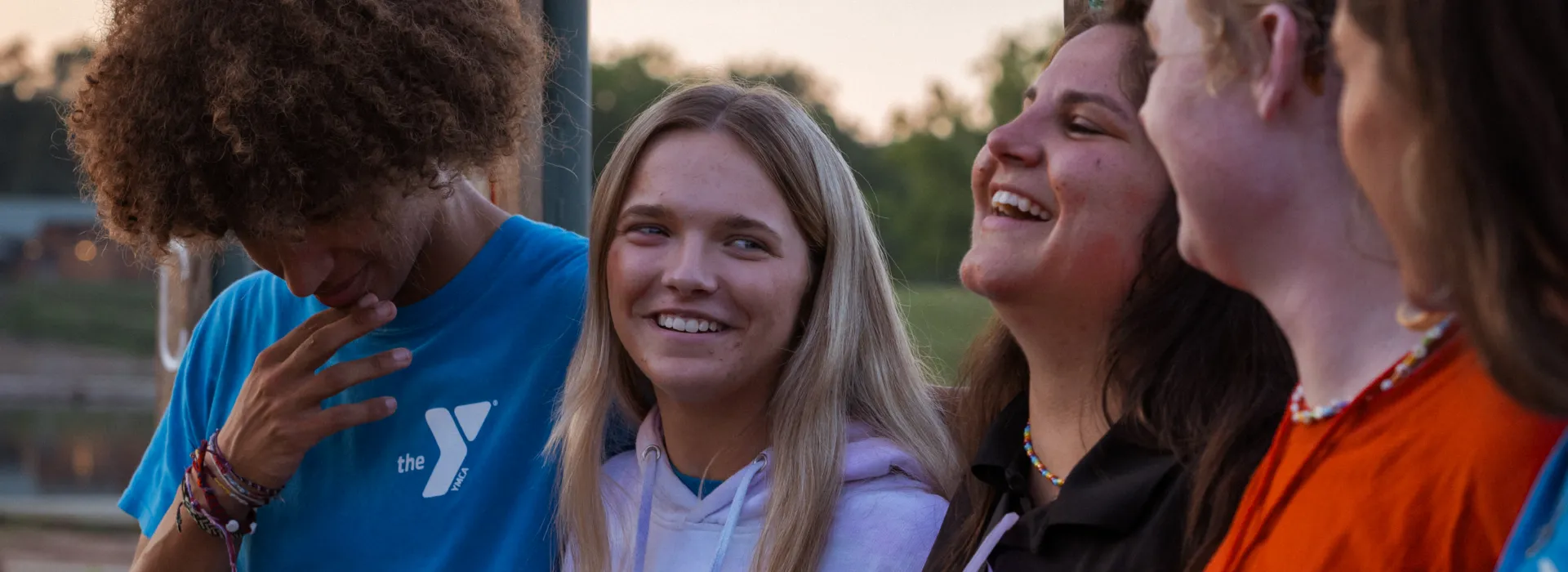 Staff sharing a fun moment