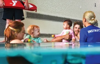 whens a good time to start swim lessons parent and child ymca group class