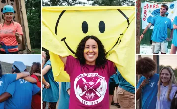 ymca camp lakewood counselors and staff collage