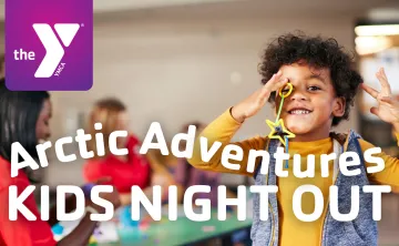 o'fallon illinois ymca arctic adventures kids night out event cover