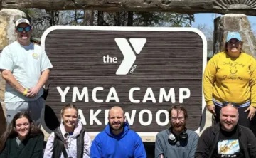 camp lakewood spring work day