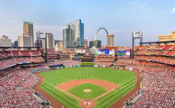busch stadium - ymca night with the cardinals